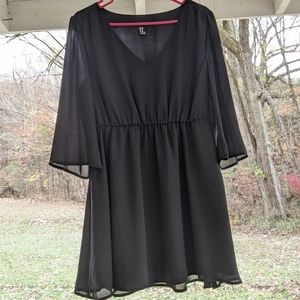 Black Dress with built in slip